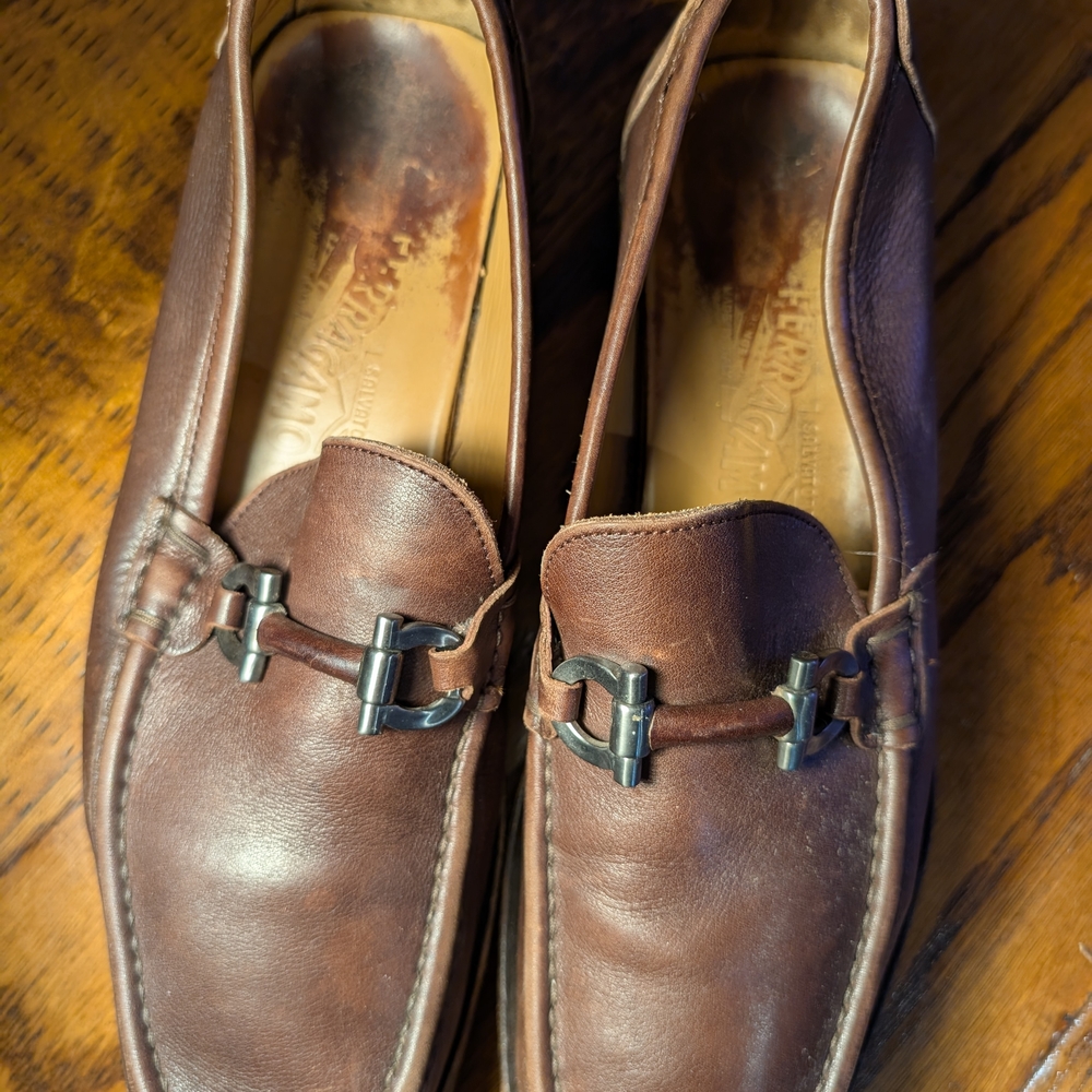 Brown Leather Men's Loafers